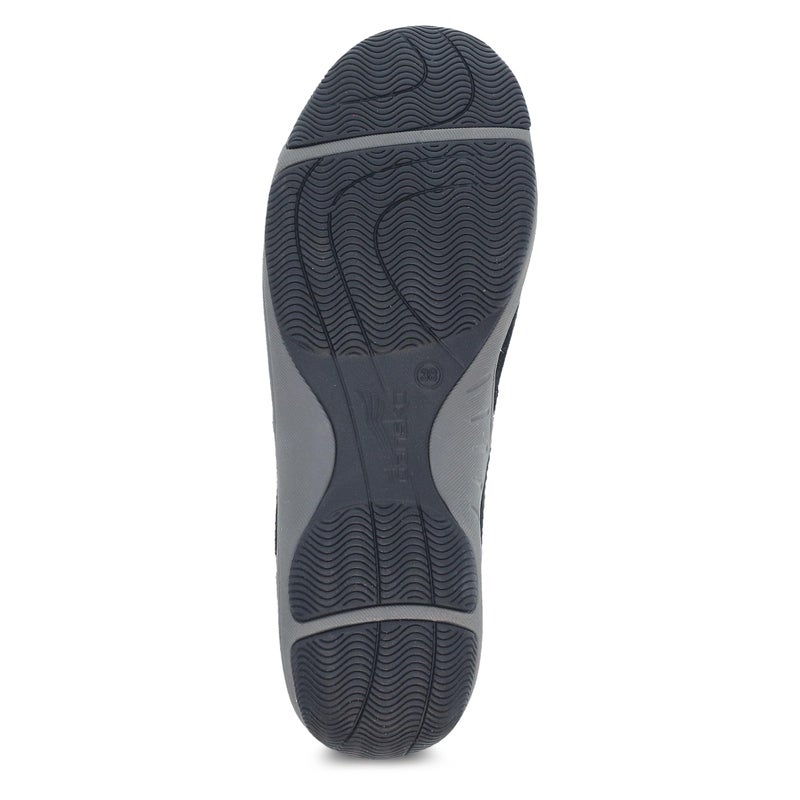 Dansko Harlyn Lightweight Sneaker for Women - Stain Resistant Leather and Nylon Uppers and Arch Support in Flexible Style Blue 5.5-6 M US - Image 3