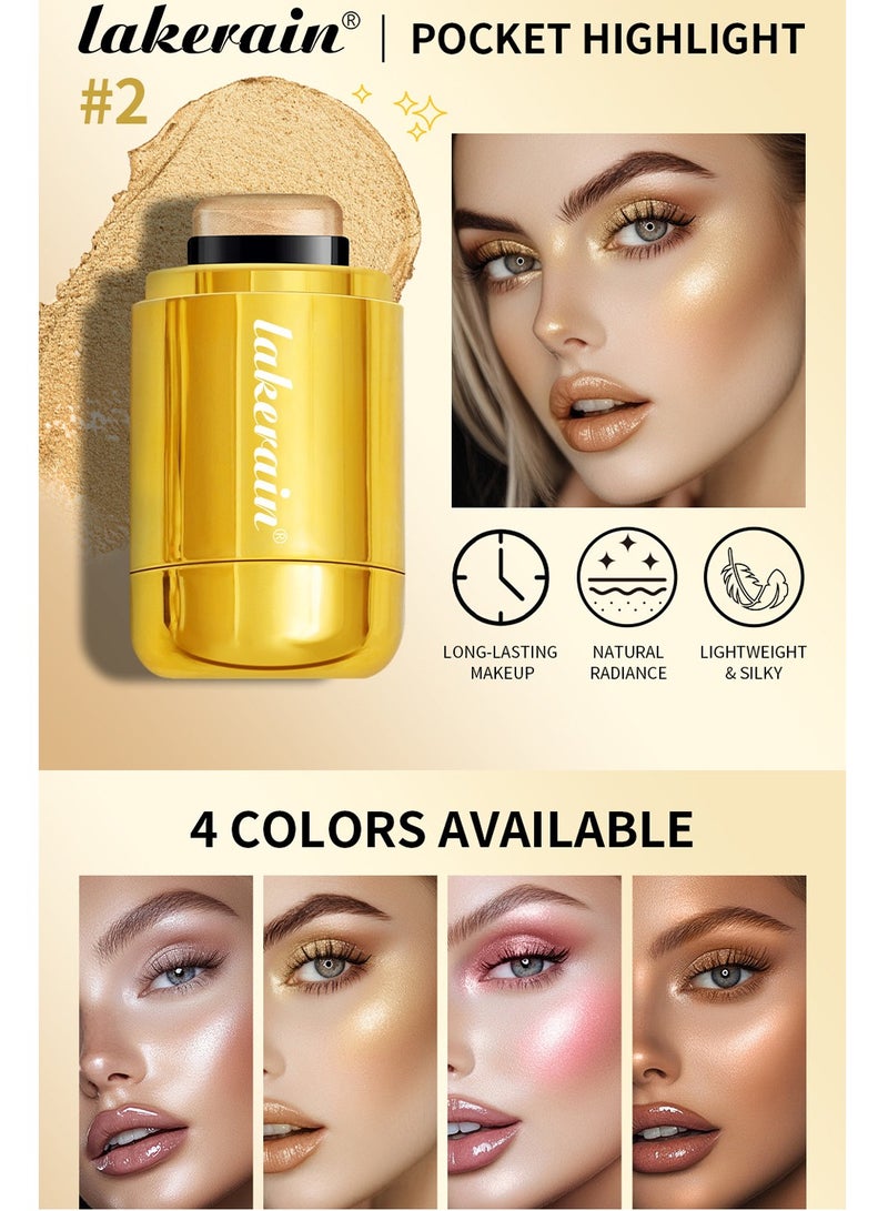 lakerain 02LAKERAIN Contour Stick 4colors,Cream Contour Sticks - Image 3