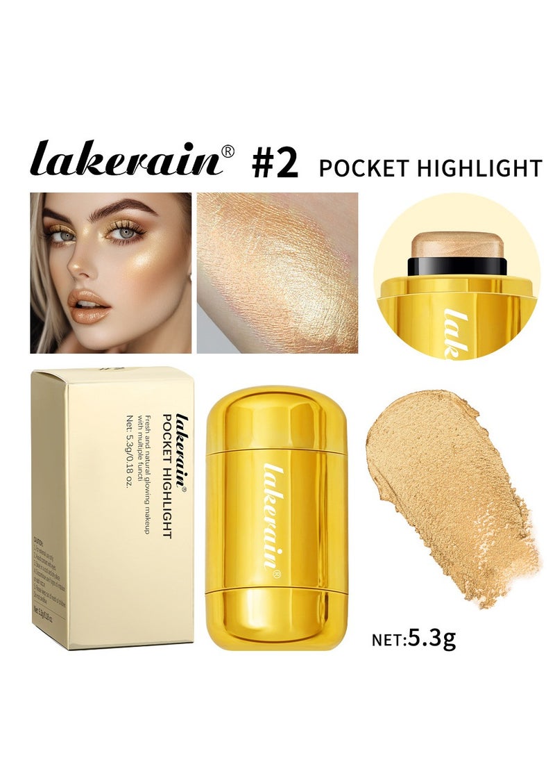 lakerain 02LAKERAIN Contour Stick 4colors,Cream Contour Sticks - Image 1