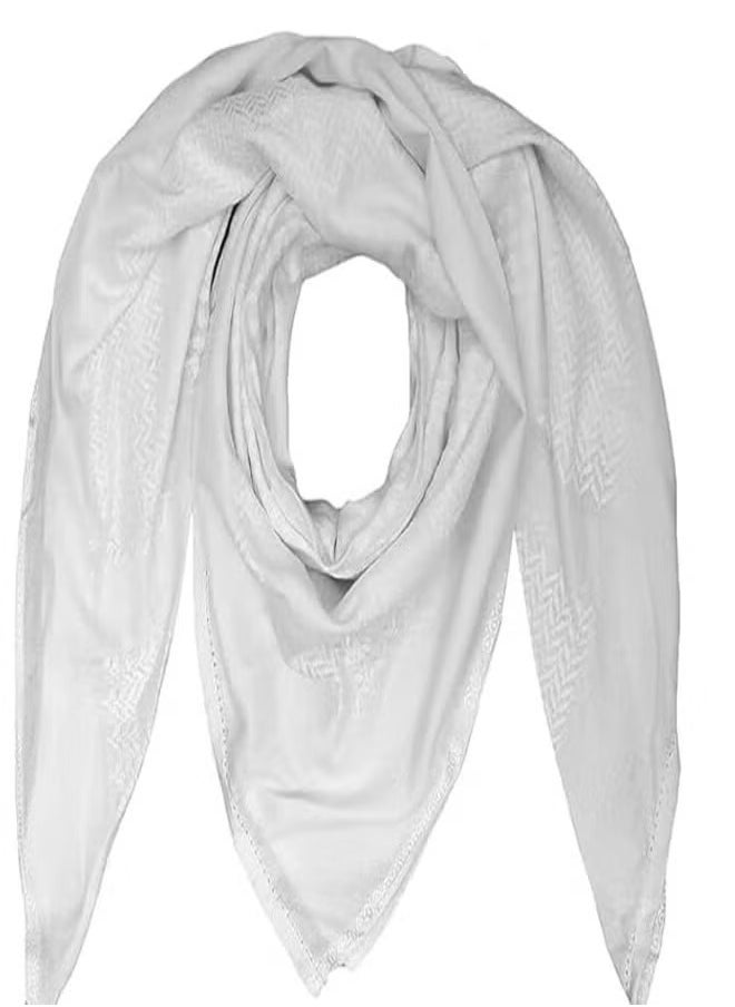 AWALOR al khaani Military Shemagh Tactical Desert Scarf, 100% Cotton Keffiyeh Neck Head Scarf Wrap for Men and Women.Arab Wrap  - Image 3