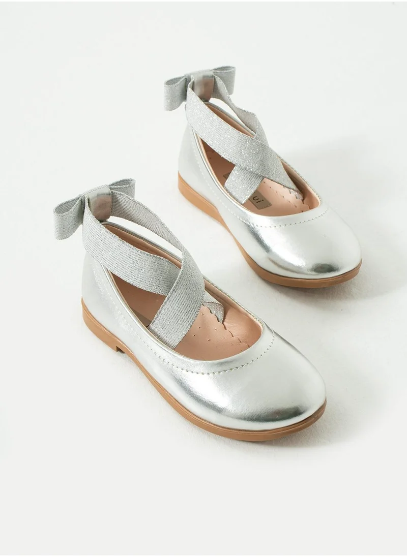 VIA BAMBINO Girl Shoes B-300 Silver