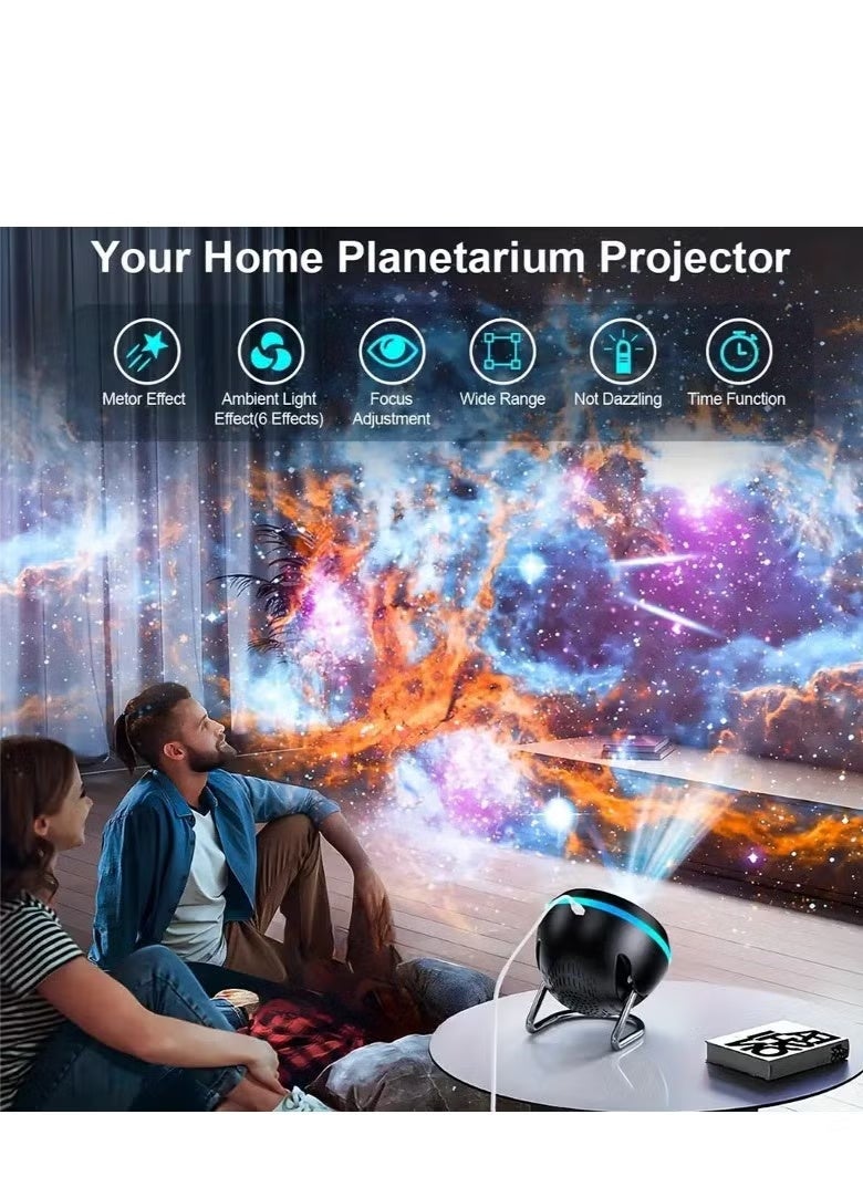 WALALLA Space Galaxy Star Projector, 13 in 1 Astronomy Planet Projector, Bedroom Ceiling Projection Night Light, Dynamic Effect, RGB Lighting, Suitable for Astronomy Enlightenment and Nursery Decoration, Gift - Image 3