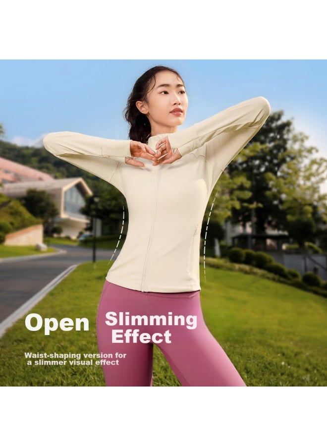 Vfu Women's Sports Jacket For Cycling, Running, Outdoor Fitness, Morning Jogging, Exercise, And Yoga, Autumn And Winter, Berry Red, Size M - Image 1