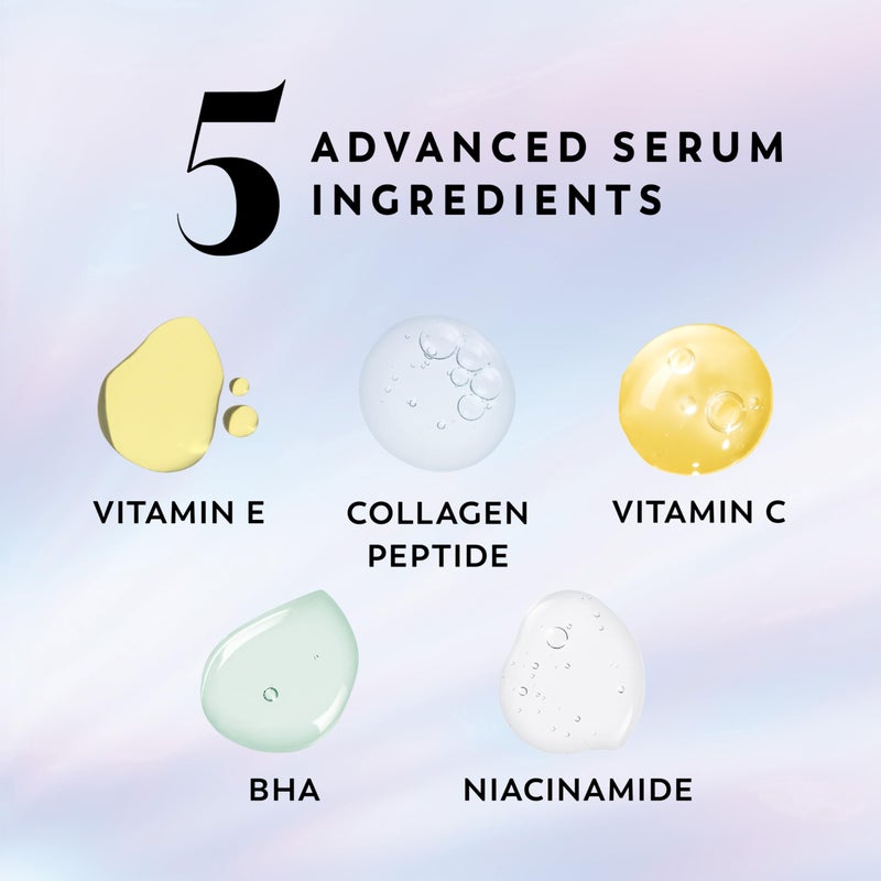 Olay غسول الجسم أولاي سوبر سيروم للبشرة العادية، ترطيب يدوم 24 ساعة، مركب سيروم يحتوي على 5+ مكونات لبشرة مشرقة ومتساوية ومشدودة، 18.5 أونصة سائلة - Image 3