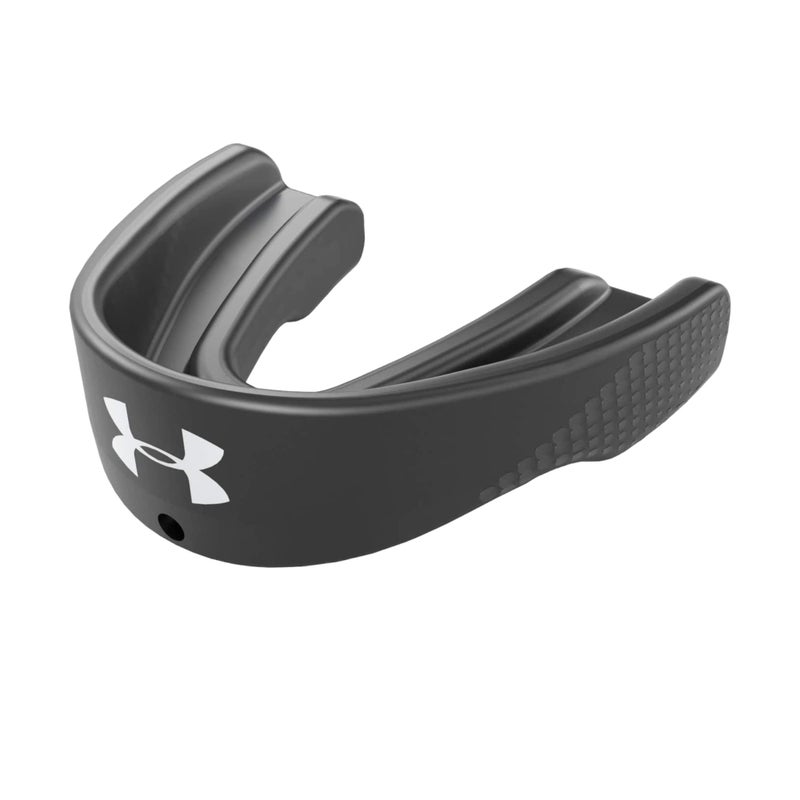 Under Armour Sport Mouth Guard Sports for Football, Lacrosse, Basketball, Hockey, Boxing, MMA, Jiu Jitsu, Includes Detachable Helmet Strap, Youth & Adult. Protectar Bucal Black - Image 1