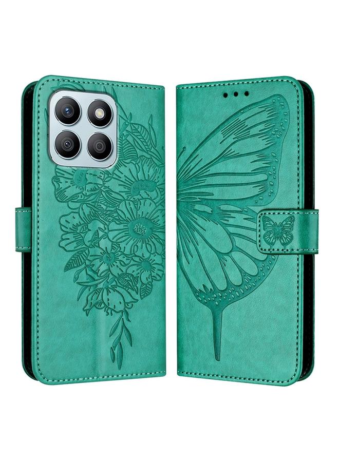 S-TOP Case For Honor X8b Embossed Butterfly Leather Phone Case - Image 1