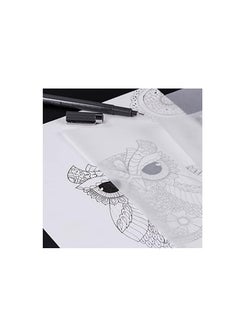 Terabyte Tracing Paper 8.5x11 inch, 100 Sheets Transparent Vellum Paper for Tracing Pads, 38lb/60gsm Translucent Tracing Paper for Pencil, Marker and Ink - Trace Images, Sketch, Preliminary Drawing, Overlays.  - Image 4