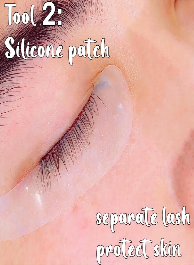 ICONSIAM Silicone Under Eye Patch for Lash Lift Self Sticky Eyelash Perm Shield Cover 2 Type Soft Eye Pads Separate Lashes Protect Eyelids Eyelash Extension Patches Avoid Glue/Perming Lotion-100 Applications - Image 3