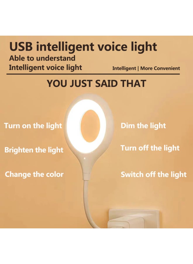 Generic - Source English Smart Voice Nightlight Voice Control Light English Version Nightlight-Specifications:Usb Voice Light 16 Lamp Beads English Version - Image 1
