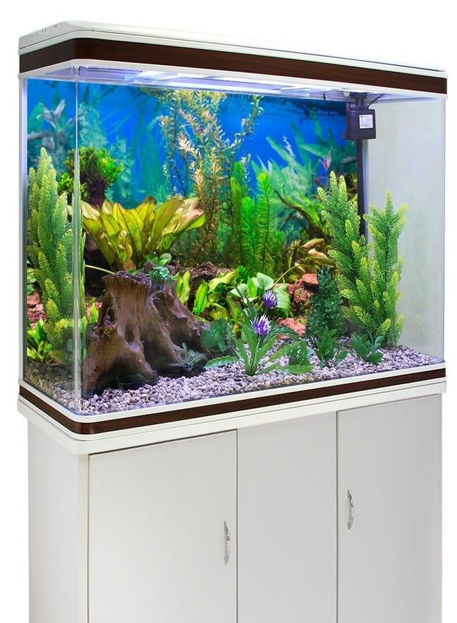 AWERT 36x18 inches Aquarium Background Aquatic Plant River Bed and Lake Fish Tank Background Vinyl, 36x18in/90x45cm - Image 3