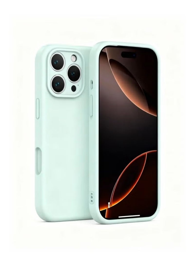 general Premium Liquid Silicone Slim Fit Protective Case for iPhone 17 Pro Max - Light Mint Green - Image 2