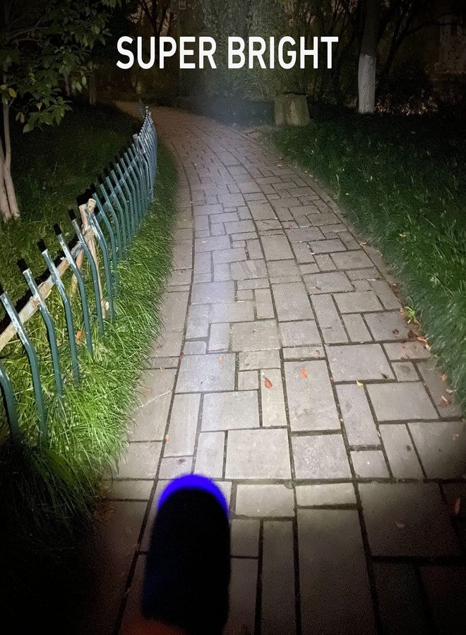 مجموعة مصابيح يدوية صغيرة احترافية للاستخدام الخارجي من SEAMAGIC، مصابيح يدوية LED فائقة السطوع بقوة 100 لومن، مجموعة مصابيح يدوية صغيرة مع 30 بطاريات AAA جافة متضمنة - Image 4