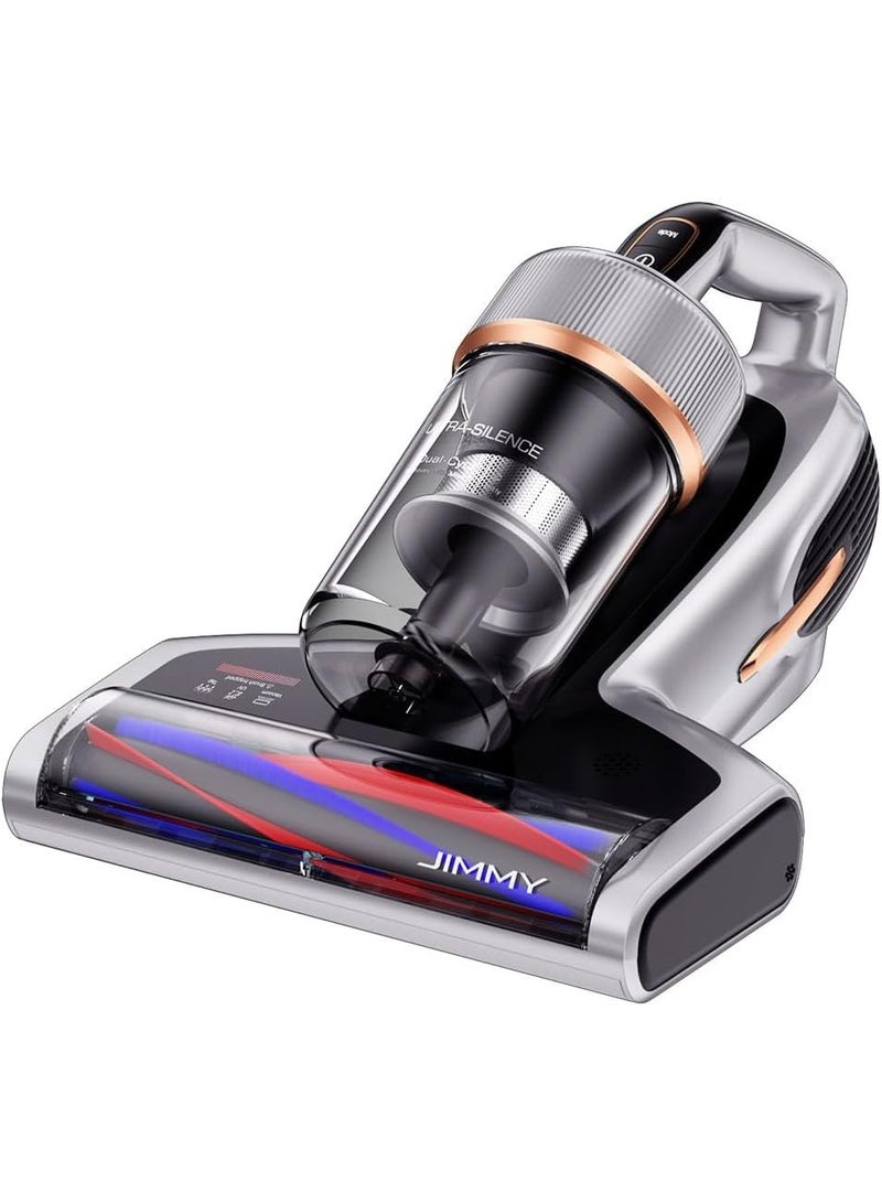 Jimmy BX7 Pro Mite Vacuum Cleaner 700 W Powerful Mattress Cleaner with UV-C Light, Dust Mite Sensor, Ultrasonic Function, 16 Kpa Suction Handheld Vacuum Cleaner for Mattress, Sofa, Bed, Grey - Image 1