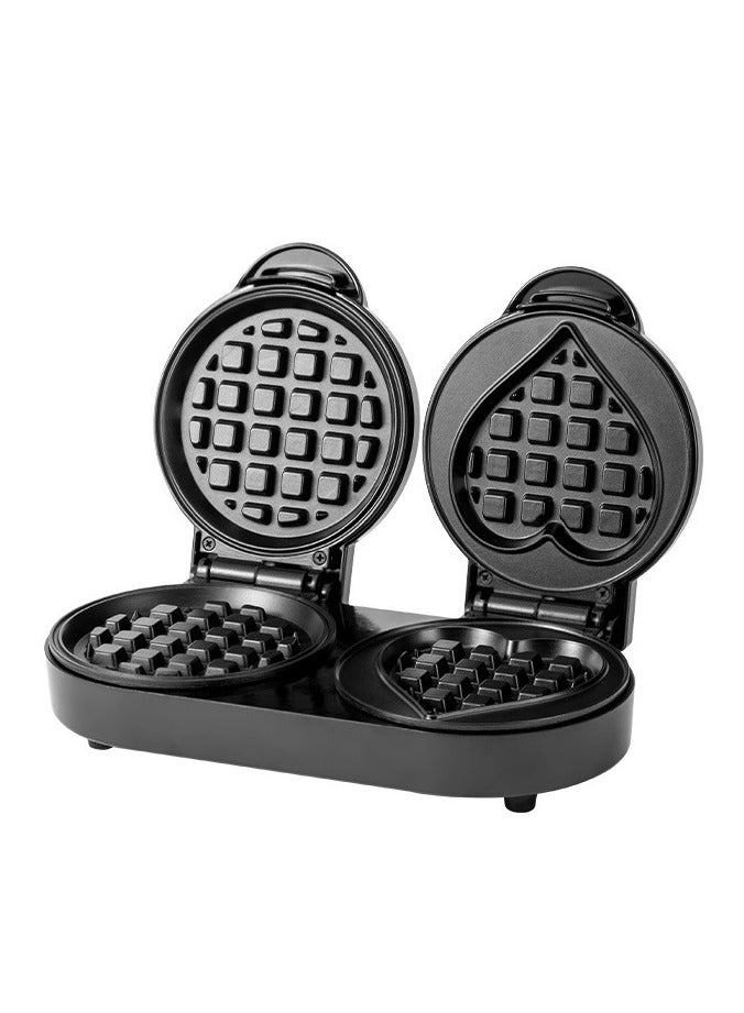 عام مصنع وافل منزلي متعدد الوظائف، مصنّع صغير لالساندويشات الدائرية والهشيمة الشكل. هو أيضاً مصنع خبز للخبز المخبوز، آلة صباحية تخدم عملية إنتاج الأطعمة للعائلة. - Image 4