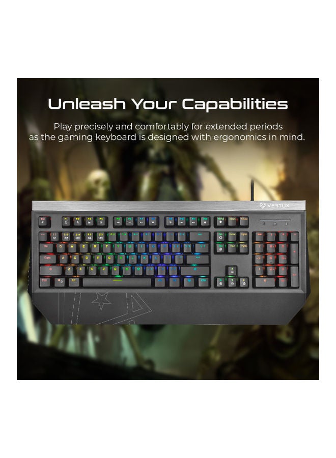 VERTUX Wried Gaming Keyboard - Image 4