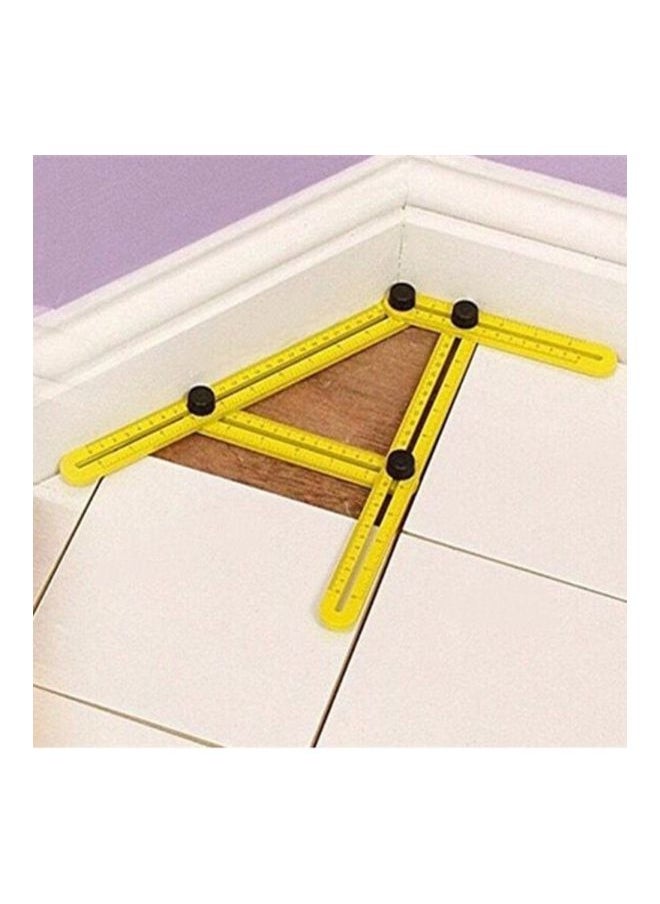 NIBEMINENT Four-Sided Folding Ruler Yellow/Black 30x25centimeter  - Image 3