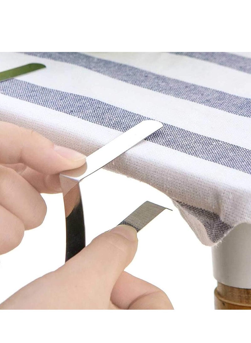 12 Packs Stainless Steel Tablecloth Clip,Tablecloth Holder,Outdoor Table Cover Clamps for Picnics and weddings,Silver. - Image 4