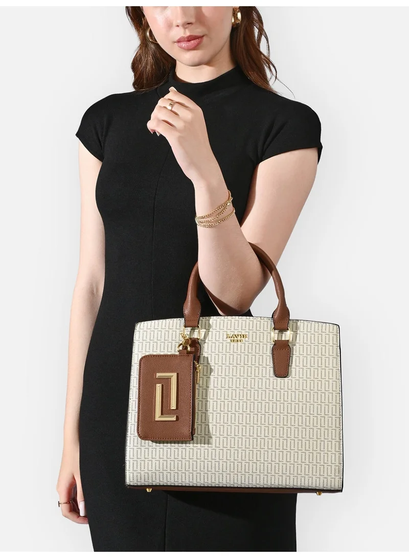 لافي حقيبة يد نسائية فاخرة مون إلي  متوسطة أوف وايت