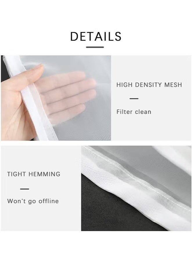 4 pcs Food Grade Soy Milk Filter Bags Vegetable juice filter bag, 100Mesh 20*30CM Fine Mesh Bag Milk Filter Bag All Purpose Food Strainer Nylon Cheesecloth  - Image 3