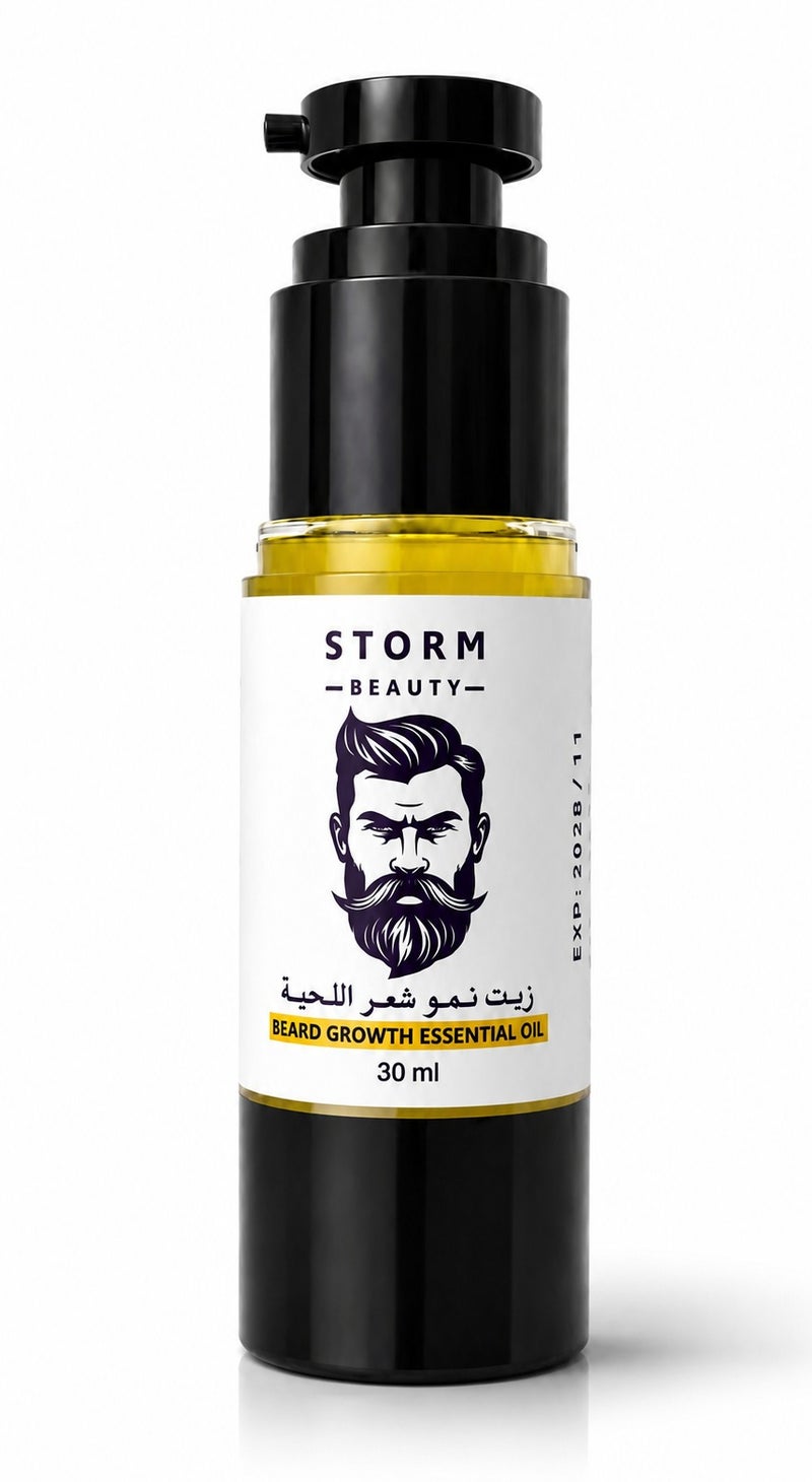 Oil for beard and mustache care