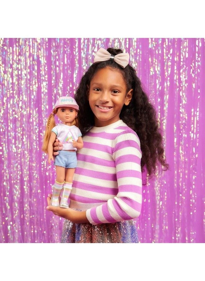 Glitter Girls - Astrid 14 Inch Poseable Doll Red Hair & Hazel Eyes Camping Outfit Matching Cap And Glitter Boots Toys Clothes And Accessories For Kids Ages 3+ - Image 1