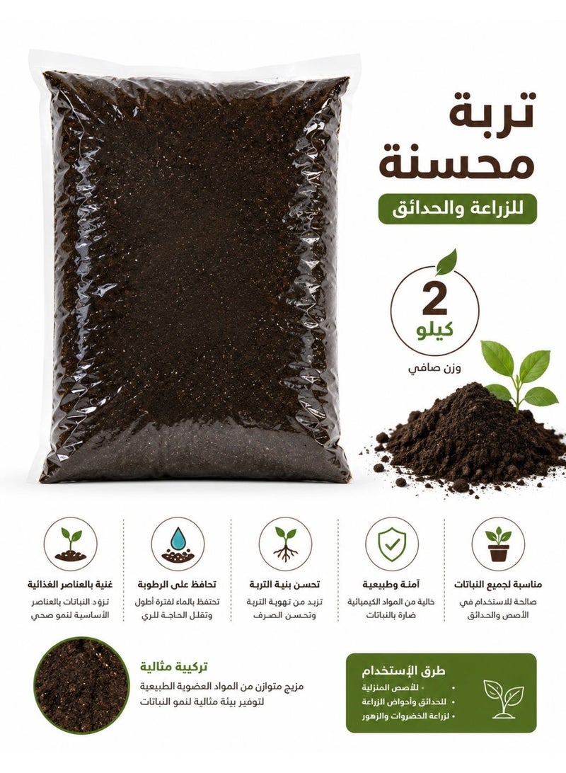 High Quality Special Soil For New Plant, Care and Repair of Lawns 2 kg - Image 1