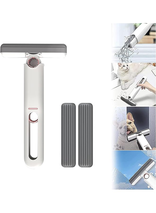 promass Desktop Mini Mop (Sponge), Self Squeezing Portable Mop, Lazy No Wash Powerful Absorbent Mop, Wet and Dry Cleaning System for Small Spaces, For Window and Kitchen Cleaning. - Image 1