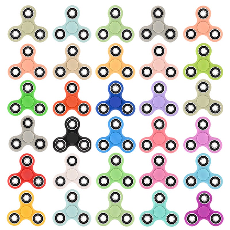 Fingertip Gyro Decompression Toy Camouflage Plating Three Finger Color Finger Gyro Explosions - Image 2