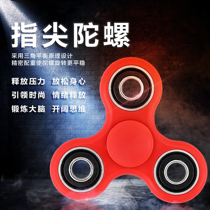 Fingertip Gyro Decompression Toy Camouflage Plating Three Finger Color Finger Gyro Explosions - Image 4