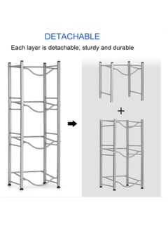 Generic 4 Tier Water Bottle Holder, Heavy Duty Water Bottle Stand Storage for Kitchen Home and Office .  - Image 3
