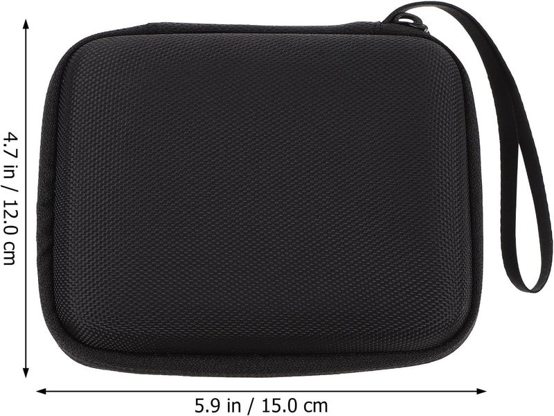 Abaodam Portable Guitar Pick Holder Bag for Acoustic and Electric Guitar, Black Plectrum Storage Pouch Compact Travel Design, Sturdy Pick Organizer for Indoor and Outdoor Use - Image 2