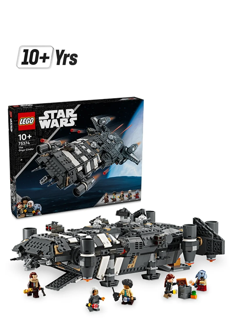 LEGO Star Wars: Skeleton Crew The Onyx Cinder Set, Collectible Building Toy For 10+ Year, Includes 5 Character Minifigures (1,324 Pieces)