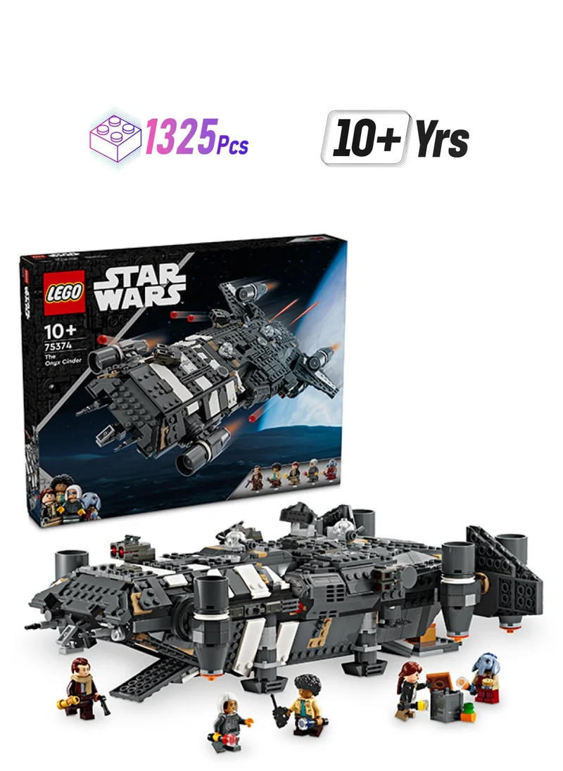 ليغو Star Wars: Skeleton Crew The Onyx Cinder Set, Collectible Building Toy For 10+ Year, Includes 5 Character Minifigures (1,324 Pieces)