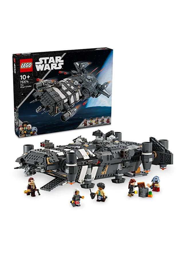 LEGO Star Wars: Skeleton Crew The Onyx Cinder Set, Collectible Building Toy For 10+ Year, Includes 5 Character Minifigures (1,324 Pieces)