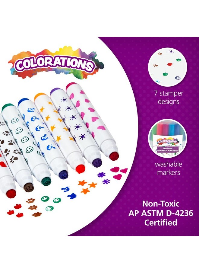 كولوريشنز - دلو ختم أقلام التحديد القابلة للغسل من Stampbuck Colorations (عبوة من 44 قطعة) - Image 1