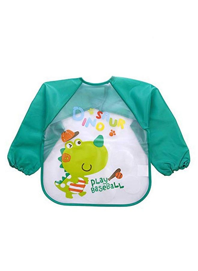 FOK 5 Pc Full Sleeves Washable Waterproof Feeding Bib For Babies And Kidsrandom Color - Image 1