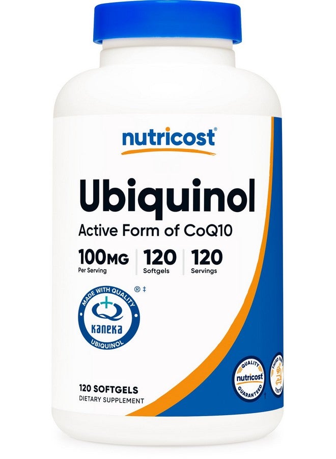 كبسولات يوبيكوينول الناعمة من نيوتريكوست (120 كبسولة هلامية | 100 مجم لكل وجبة) - مضاد للأكسدة عالي الامتصاص | الشكل النشط من إنزيم كيو 10 - خالٍ من الجلوتين وغير معدّل وراثيًا - Image 1