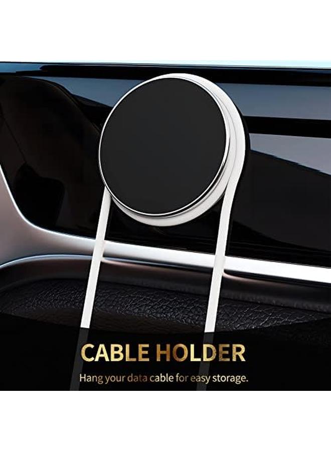 erorex Magnetic Phone Car Mount Dashboard Phone Holder For Car Nano Adhesive Super Strong Magnets 360° Rotation Universal Compatibility For Iphone Samsung Lg Gps Fits All Smartphones  - Image 3