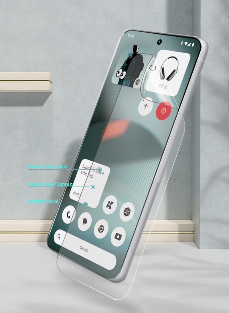 Wtech Nothing Phone (3) 5G 2025 Premium Hydrogel Film Thin and Flexible Screen Protector (MSHFMN) - Clear - Image 4