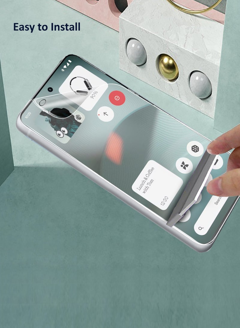 Wtech Nothing Phone (3) 5G 2025 Premium Hydrogel Film Thin and Flexible Screen Protector (MSHFMN) - Clear - Image 3