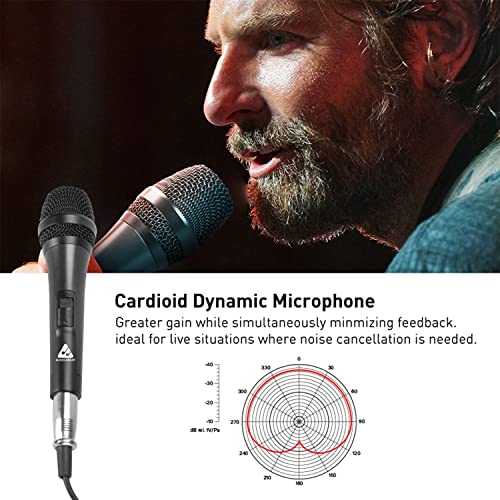 Audio Array AM-C27 XLR to TRS Cardioid Dynamic Handheld Microphone Sound for Live Events | Premium Built with 4.5M Cable | Singing, Public Meetings, Studio Recording, Live Sound, Party - Image 4