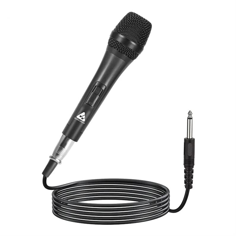 Audio Array AM-C27 XLR to TRS Cardioid Dynamic Handheld Microphone Sound for Live Events | Premium Built with 4.5M Cable | Singing, Public Meetings, Studio Recording, Live Sound, Party - Image 1