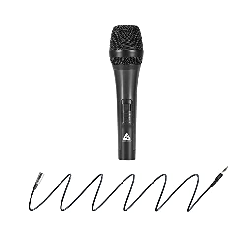 Audio Array AM-C27 XLR to TRS Cardioid Dynamic Handheld Microphone Sound for Live Events | Premium Built with 4.5M Cable | Singing, Public Meetings, Studio Recording, Live Sound, Party - Image 2
