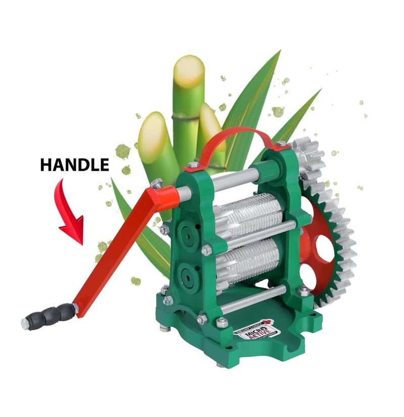 MICROACTIVE MICROACTIVE Hand Operated Manual Sugarcane Juicer Machine Sugarcane Squeezer For Home And Commercial Uses With High Graded Cast Iron Material 8X11X12 INCH  - Image 2
