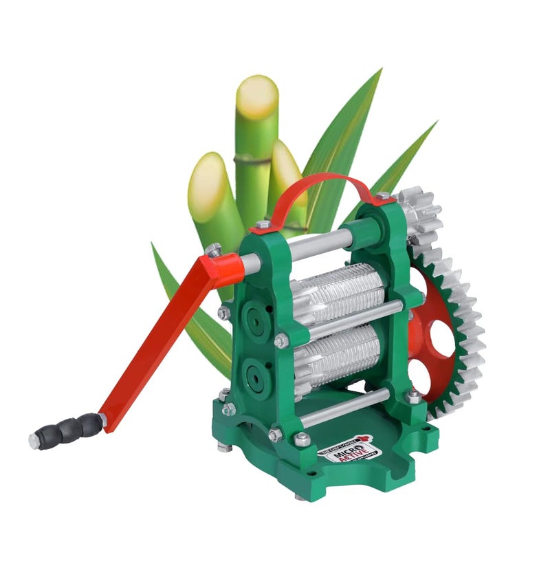 MICROACTIVE MICROACTIVE Hand Operated Manual Sugarcane Juicer Machine Sugarcane Squeezer For Home And Commercial Uses With High Graded Cast Iron Material 8X11X12 INCH  - Image 1