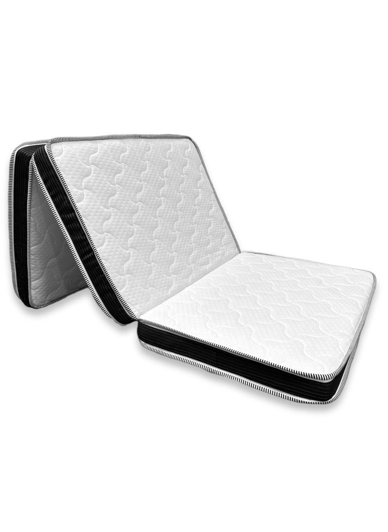 R2R FURNITURE OXVIA Tri Folding Mattress 13cm thick, Guest Mattress (110 x 200) with Special Memory Foam 
