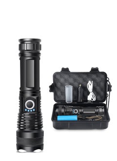 Arabest Rechargeable LED Flashlight, Super Bright Tactical Flashlight, 10000 High Lumen Flashlight, 5 Modes Zoomable Flashlight, Waterproof Flashlight, for Camping, Outdoor Activities and Emergencies  - Image 1