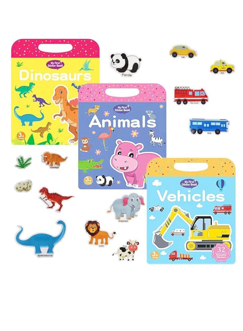 سجن سفما كتاب ملصق للأطفال قابلة لإعادة الاستخدام ، 1-3-year-old مشغول كتاب للأطفال ، ولعب الأطفال السفر ، والهلام كتاب هادئ 6 مواضيع 3-6-year-old الأطفال أنشطة التعلم في مرحلة ما قبل المدرسة - Image 1