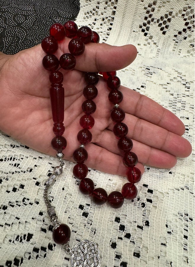 Faturan Prayer Beads For Men 33 Beads Size 12mm - Image 1