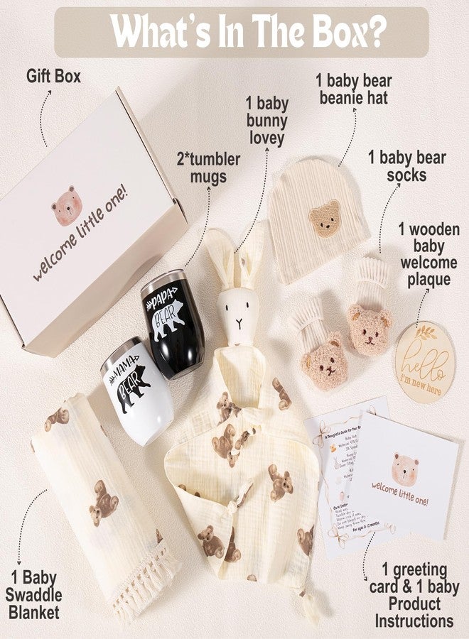 ELEMENU New Mom Gifts, Gender Reveal Gifts for Parents to Be, Pregnancy Gift Set for Expecting Mom, First Time Moms Gift Ideas, New Parents Gifts for Couples, New Baby Gift Basket for Baby Shower - Image 2